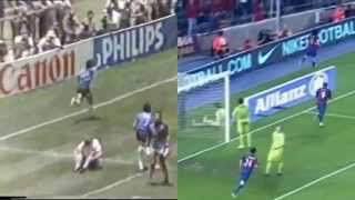 Maradona vs Messi • Goal of the century [upl. by Miche]