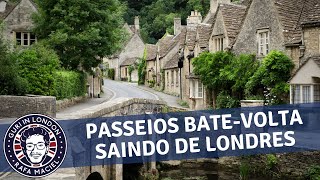 11 passeios batevolta saindo de Londres 🚗🇬🇧 [upl. by Shalne]