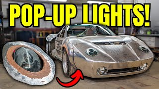 Scratch Building POPUP Headlights Project Jigsaw Ep 51 [upl. by Ehcor]