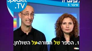 HEBREW  Ulpan Ivrit Lesson 5  אולפן עברית  Speakittv 344005 [upl. by Skerl539]