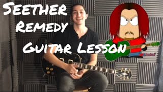 Seether  Remedy GUITAR LESSON WTAB [upl. by Eahsel696]