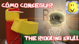 Roblox super nostalgia zone  Como conseguir el gorro The Riddling Skull [upl. by Agosto]