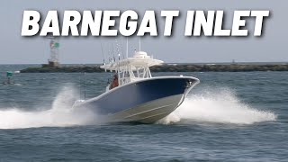 Strong Winds amp Outgoing Tide Barnegat Inlet Boats  Island Beach State Park NJ  Shore Boats [upl. by Clancy]