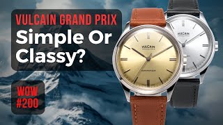 Vulcain Grand Prix   Watch of the Week Review 200 [upl. by Okramed]