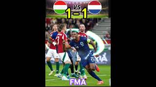 Hungary vs Netherlands 11 Highlights amp Goal🔥🇭🇺🇳🇱shorts football viralvideo trending vandijk [upl. by Korry]