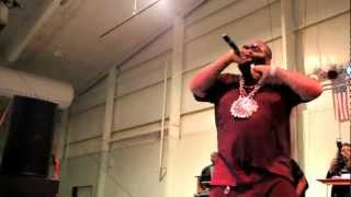 Rick Ross quotAston Martin Musicquot and quotBMFquot Live at Maybach Music Group Ski Weekend [upl. by Nannie]