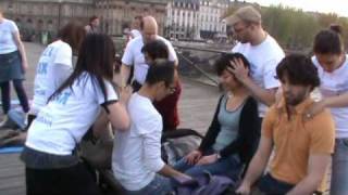 STREET RELAX au pont des Arts Paris [upl. by Aizatsana]