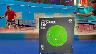 Очередной БИГ ДИППЕР Yinhe Big Dipper Pro39 Обзор на накладку для настольного тенниса [upl. by Lamok]