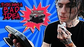 DIY Black Hair Dye With Charcoal FAIL [upl. by Aria]