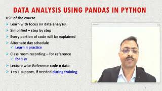 Live Classes on Data Analysis using Python  26th Feb 2024 Batch [upl. by Ateiram]