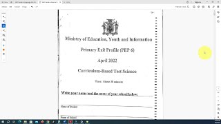 PEP CBT Science Preparation 2024 For Grade 6 Answers [upl. by Goodard]