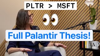 Cathie Wood FINALLY Shares FULL Palantir Thesis quotLargest AI Company In The Worldquot 🚀 [upl. by Coats297]