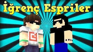 İĞRENÇ ESPRİLER  Minecraft Block Party w Rodinya [upl. by Ikkiv]