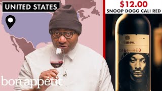 Sommelier Tries 20 Red Wines Under 15  World of Wine  Bon Appétit [upl. by Tavy561]