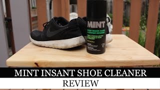 Does MINT Instant Sneaker Cleaner Work  MINT Instant Sneaker Cleaner Review [upl. by Keane]