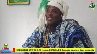 DZAKPA DO Messan réclame des primes pour avoir été lauteur du nom et du logo des Éperviers du Togo [upl. by Acenes]