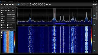 Voice of Korea Pyongyang North Korea  13650 kHz [upl. by Ayikaz820]