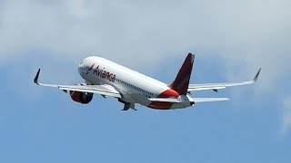 HD Primeira decolagem do Airbus A320neo PROBF da Avianca Brasil em João Pessoa JPASBJP [upl. by Charleen]