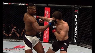 Francis Ngannou Top 5 Finishes [upl. by Aicenod]