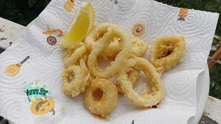 Ricetta anelli di totano fritti in padella e senza pastella [upl. by Ikceb]