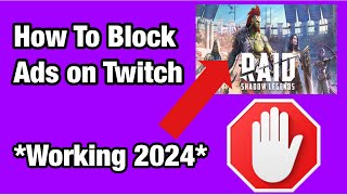 How To Block Twitch ADS in OCTOBER 2024 WORKING  Twitch Adblock Tutorial 2024 [upl. by Oeflein]