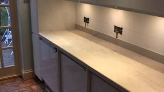 Corian Clam Shell Worktops by Prestige Work Surfaces Ltd in Leeds Yorkshire [upl. by Sherrer]