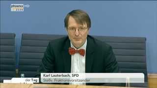 Beihilfe zum Suizid Karl Lauterbach ua zur Regelung der Sterbehilfe am 16102014 [upl. by Etnaed]