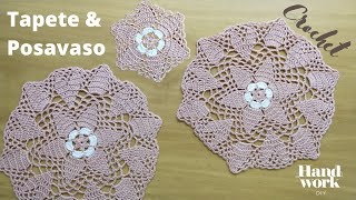 Cómo tejer Tapete redondo a crochet paso a paso fácil [upl. by Erdnad]