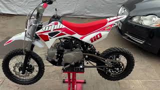 STOMP 110 WPB WELSH PIT BIKES PIT BIKE 4 SPEED SEMI AUTO [upl. by Iona]