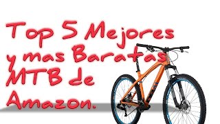 🔥Top 5 Bicicletas 🚲 MTB Mas economicas y buenas de Amazon [upl. by Daveta924]