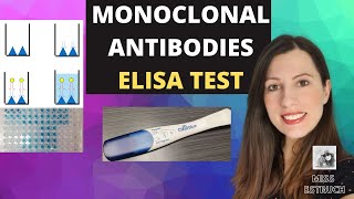 MONOCLONAL ANTIBODIES  The ELISA test Medical treatment diagnosis and ethics for Alevel Biology [upl. by Artemus]