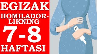 EGIZAK HOMILADORLIGINING 78HAFTALARI  ЭГИЗАК ХОМИЛАДОРЛИГИНИНГ 78ХАФТАЛАРИ [upl. by Alana886]