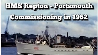 HMS Repton joins the Fleet Portsmouth 1962 [upl. by Akinahc936]