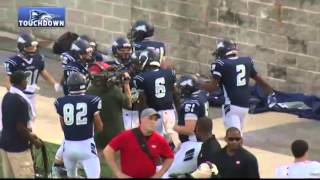 North Pauldings QB Banks 20 yd TD pass to Brad Swann in Corky Kell Classic [upl. by Younger]