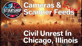 🔴LIVE MultiScreen Coverage of Civil Unrest in Chicago  LIVE Scanner Feeds  ChicagoPoliceScanner [upl. by Clarisa]