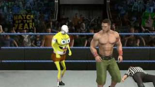 John Cena vs Spongebob Squarepants [upl. by Crawford302]