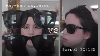 RayBan Wayfarer 2140 vs Persol PO3135S [upl. by Ketchan688]