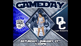 OCC Lady Knights at Southwestern Illinois  January 27 2024 [upl. by Aksehcnarf]