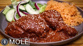 Mole Rojo de Pollo  How to make Mole  Mexican Food [upl. by Obeded]