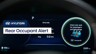 Rear Occupant Alert  Howto Hyundai Canada [upl. by Alexandros938]