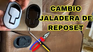 COMO CAMBIAR JALADERAS DE REPOSET [upl. by Yul]