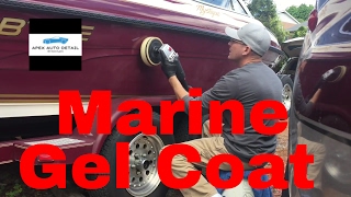 How To Detail A Boat Marine Gel Coat How To Correct Reflect Maintain A Boats Finish [upl. by Emilia]