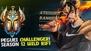 PEGUEI CHALLENGER NO LOL WILD RIFT wildrift leagueoflegendswildrift [upl. by Giselle]