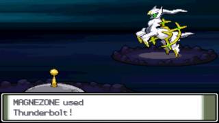 Pokémon Platinum  Capturing Arceus [upl. by Imac]