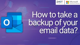 How to Take a Backup of your Emails in Outlook  Microsoft Outlook Tutorial  Microsoft 365 [upl. by Bonnes288]