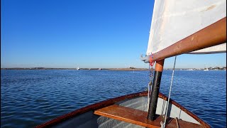 Lugsail dinghy in the Creeks [upl. by Einre]