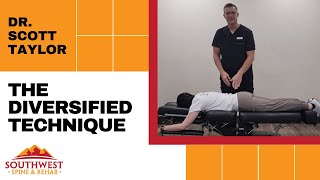 The Diversified Technique Chiropractic Adjustment [upl. by Avenej]