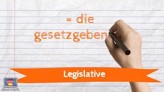 Grundgesetz erklärt Gewaltenteilung Legislative Exekutive Judikative [upl. by Cowley]