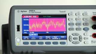 Keysight Truevolt Digital Multimeters with Histograms Trend Charts Bar Meter and Statistics [upl. by Eetnwahs741]