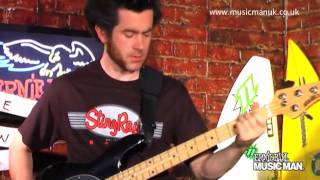 Ernie Ball Music Man  Stingray 4 String Model  Demo by Dave Marks [upl. by Lillian269]